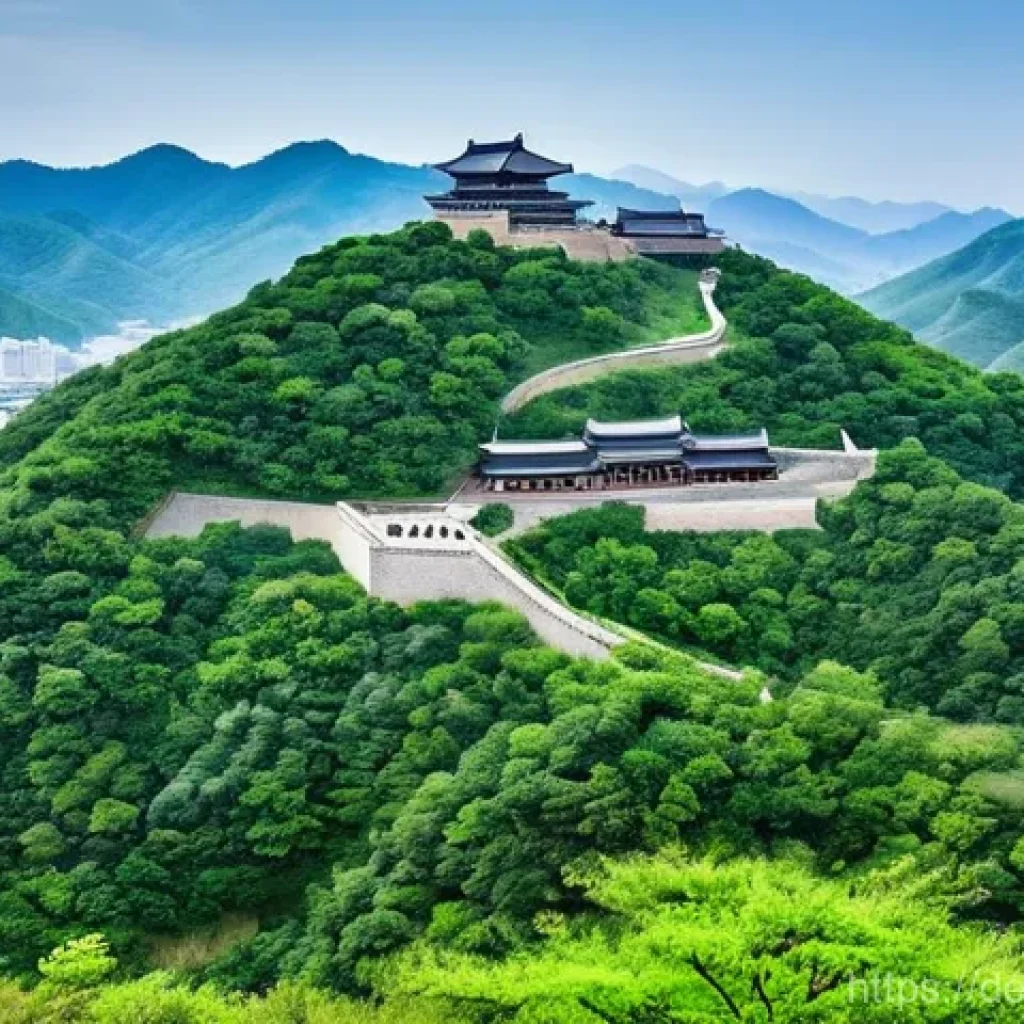부여 백제문화유산 - **Busosanseong Fortress: Majestic Ancient View**
    "A wide-angle, majestic, and historically rich ...