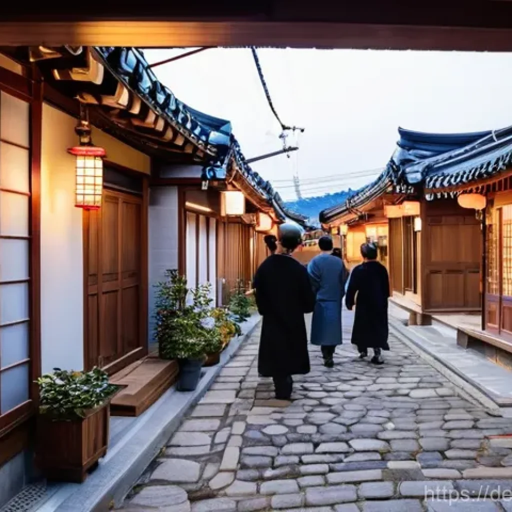 대구 근대골목 투어 - **Daegu's Modern Alley: A Harmonious Blend of Eras**
    A bustling, charming street scene in Daegu'...