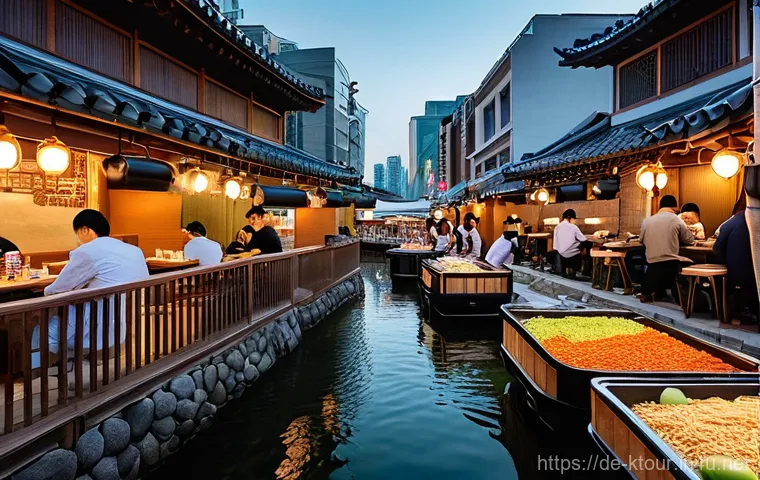 서울 청계천 데이트 - **Enchanting Cheonggyecheon Night Walk:** A romantic evening scene along the Cheonggyecheon Stream i... 서울 청계천 데이트 - **Enchanting Cheonggyecheon Night Walk:** A romantic evening scene along the Cheonggyecheon Stream i...